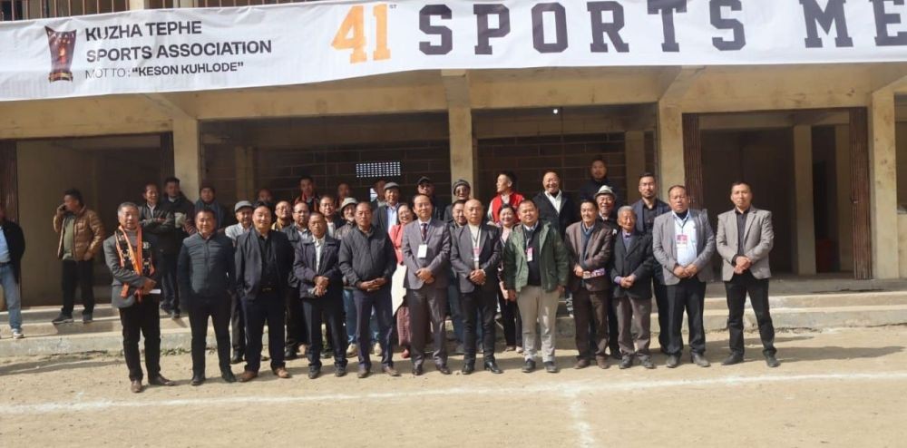 MLA Dr. Neisatuo Mero and others at the inaugural ceremony on January 20.